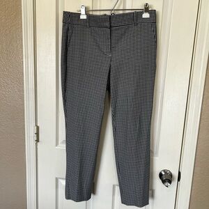 Cameron J. Crew Black and White Checkered Straight Leg Pants